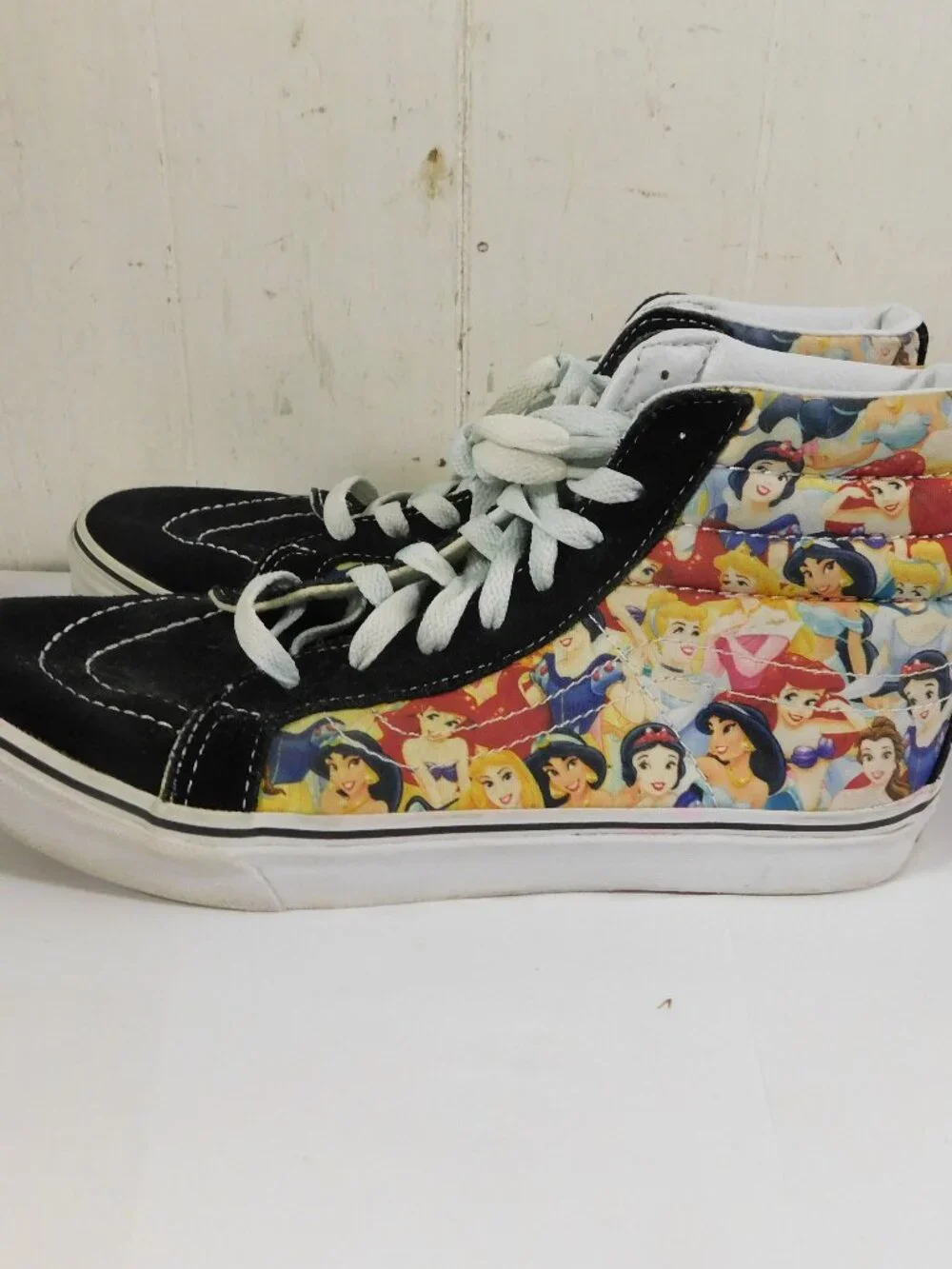 Vans Disney Princess Skate HI Top Sneakers Shoes Women's Size 8.5  Men's 7